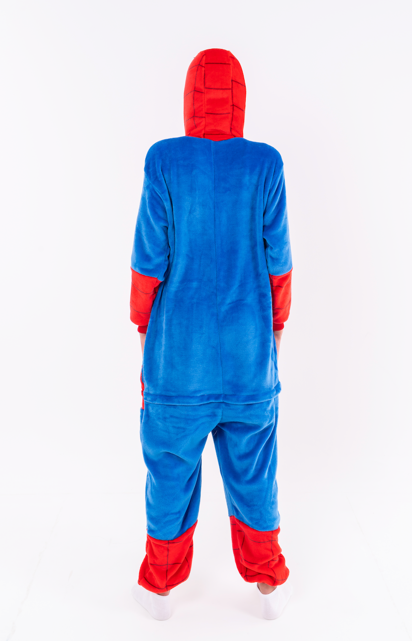 Spidey onesie voor volwassenen