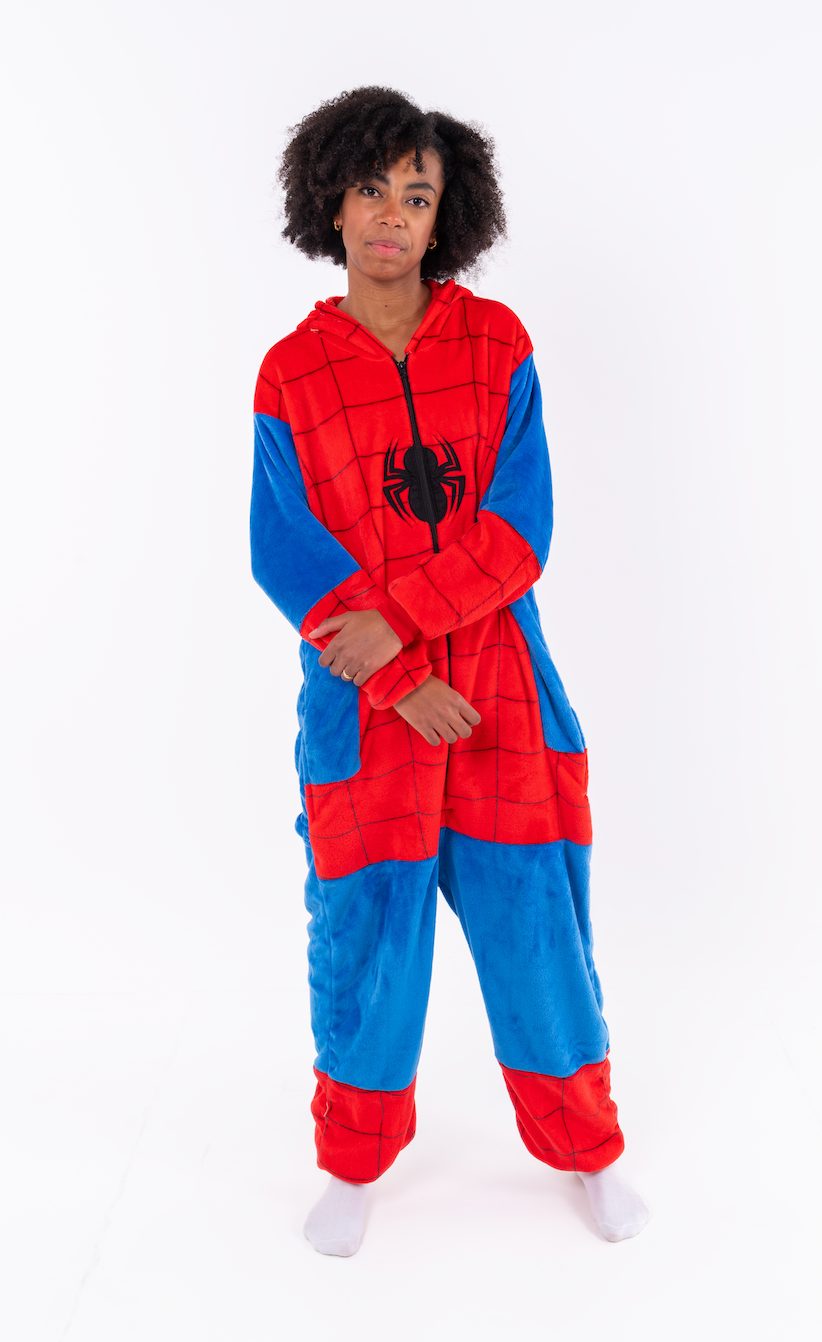 Spidey onesie voor volwassenen