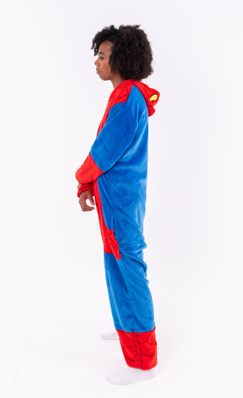 Spidey onesie voor volwassenen