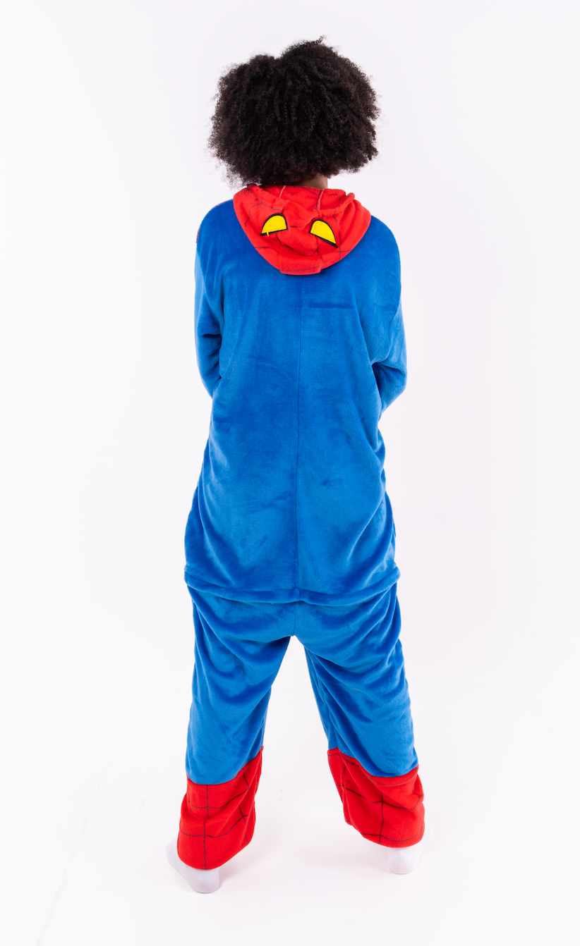 Spidey onesie voor volwassenen