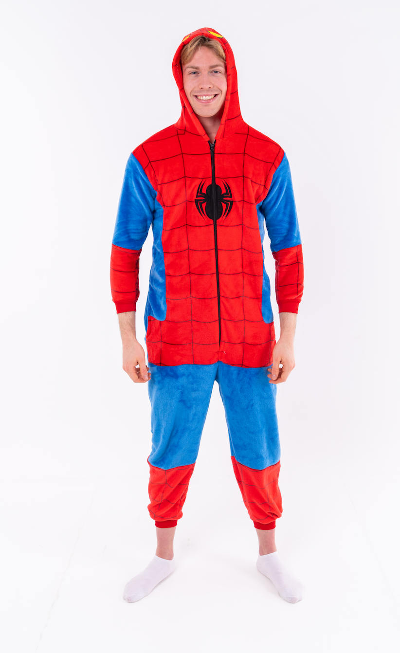 Spidey onesie voor volwassenen