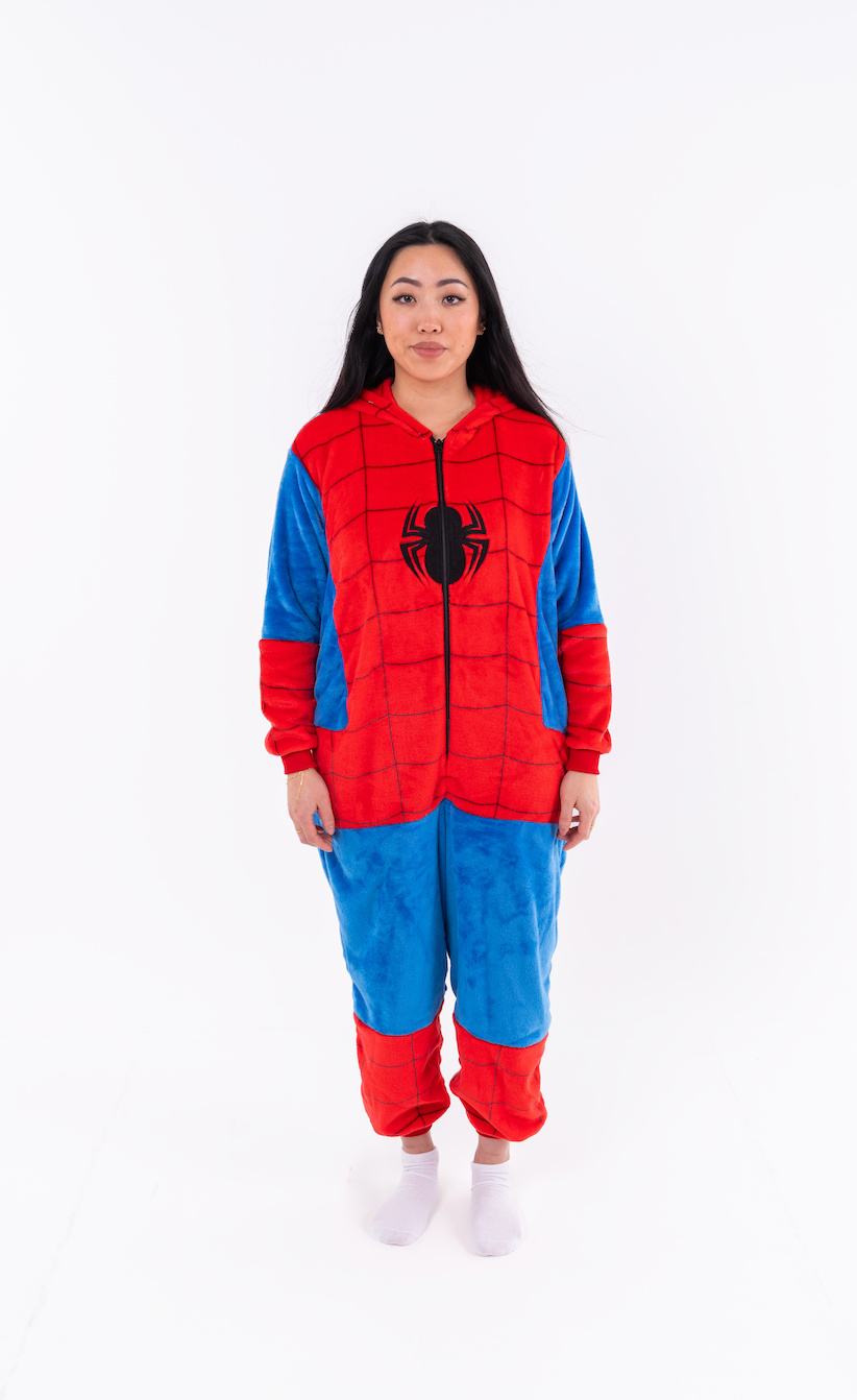 Spidey onesie voor volwassenen